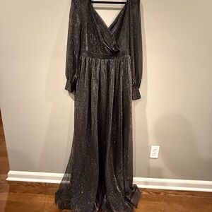 Baltic Born Black Shimmer Dress